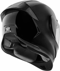 ICON Airframe Pro Helmet Solid -HJC Store icon airframe pro helmet solid gloss black back 47061.1521766431