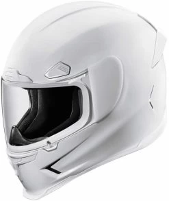 ICON Airframe Pro Helmet Solid -HJC Store icon airframe pro helmet solid gloss white front 19933.1521766406