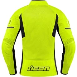 ICON Contra2 Women's Jacket Stealth -HJC Store icon contra2 jacket hi viz back 68408.1591428587