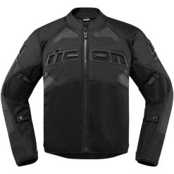 ICON Contra2 Textile Jacket -HJC Store icon contra2 jacket stealth front 15513.1689444043