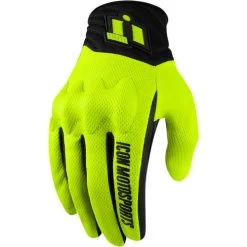 ICON Anthem 2 Mens Gloves -HJC Store icon domain anthem 2 mens gloves hi vis 56582.1701041296