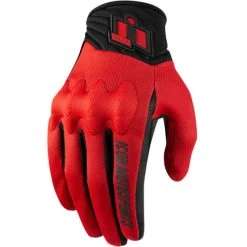 ICON Anthem 2 Mens Gloves -HJC Store icon domain anthem 2 mens gloves red 87571.1701041275