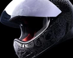 ICON Domain Gravitas Helmet -HJC Store icon domain gravitas helmet black shield up 02325.1700805767