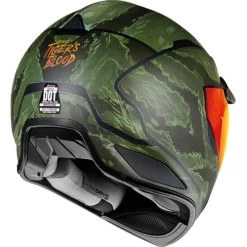 ICON Domain Tiger's Blood Helmet -HJC Store icon domain tigers blood helmet green back 90429.1700803304