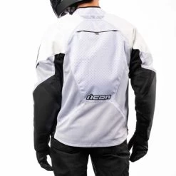 ICON Mesh AF Leather Jacket -HJC Store icon mesh af leather jacket white worn back 22232.1689750298