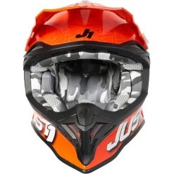 Just1 J39 Kinetic Camo Helmet 26 Just1 J39 Kinetic Camo Helmet -HJC Store just1 j39 kinetic camo helmet grey orange front 66472.1625532466