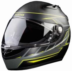 KLIM K1R Karbon Helmet 27 KLIM K1R Karbon Helmet -HJC Store klim k1r karbon helmet ece discern hi vis front left 75849.1702685485