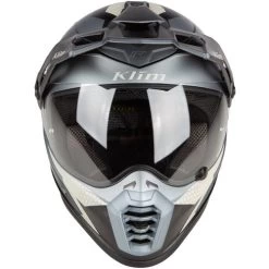 KLIM Krios Pro Charger Helmet -HJC Store klim krios pro charger helmet grey front 68458.1689288698