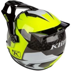 KLIM Krios Pro Charger Helmet -HJC Store klim krios pro charger helmet hi vis back left 65814.1689288750