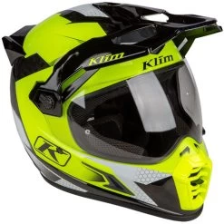 KLIM Krios Pro Charger Helmet -HJC Store klim krios pro charger helmet hi vis front right 38426.1689288739