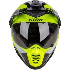 KLIM Krios Pro Charger Helmet -HJC Store klim krios pro charger helmet hi vis front 49426.1689288742