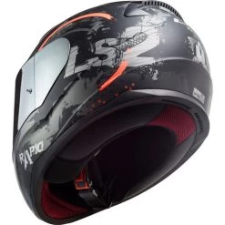 LS2 Rapid Circle Helmet -HJC Store ls 2 rapid circle helmet titanium orange bottom 57533.1633132312