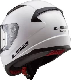 LS2 Rapid Helmet Solids -HJC Store ls 2 rapid helmet solid white back left 10072.1633132215
