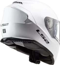 LS2 Assault Helmet Solid 24 LS2 Assault Helmet Solid -HJC Store ls2 assault helmet solid white back right 54347.1617065409