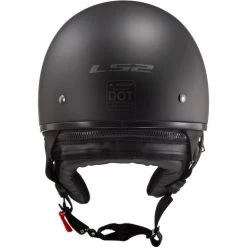 LS2 Bagger Helmet Solid -HJC Store ls2 bagger helmet solid matte black back 51408.1633131605