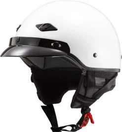 LS2 Bagger Helmet Solid -HJC Store ls2 bagger helmet solid pearl white front left 62415.1633131605