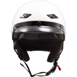LS2 Bagger Helmet Solid -HJC Store ls2 bagger helmet solid pearl white front 05938.1633131605