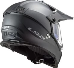 LS2 Blaze Helmet Solid -HJC Store ls2 blaze helmet solid matte titanium back right 30173.1633131233