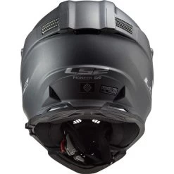 LS2 Blaze Helmet Solid -HJC Store ls2 blaze helmet solid matte titanium back 99795.1633131233