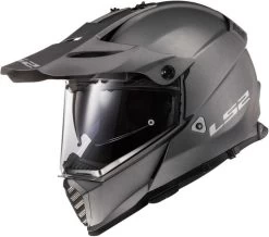 LS2 Blaze Helmet Solid -HJC Store ls2 blaze helmet solid matte titanium front left 80850.1633131233