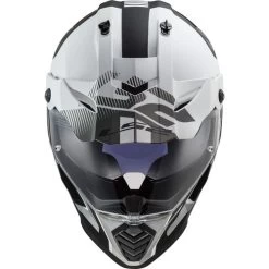 LS2 Blaze Sprint Helmet -HJC Store ls2 blaze sprint helmet matte white black top front 13752.1633132198