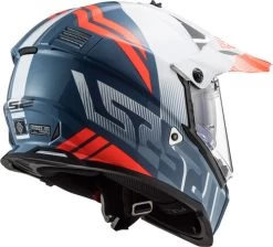LS2 Blaze Sprint Helmet -HJC Store ls2 blaze sprint helmet matte white cobalt blue back right 47131.1633132198