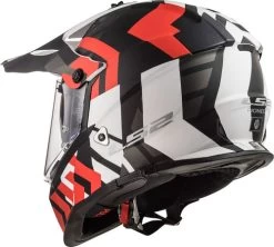 LS2 Blaze Xtreme Helmet 9 LS2 Blaze Xtreme Helmet -HJC Store ls2 blaze xtreme helmet matte black red back left 15901.1633131363
