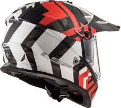 LS2 Blaze Xtreme Helmet 10 LS2 Blaze Xtreme Helmet -HJC Store ls2 blaze xtreme helmet matte black red back right 53899.1633131363