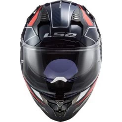 LS2 Challenger Carbon Carver Helmet -HJC Store ls2 challenger carbon carver helmet blue red front 36000.1633131880