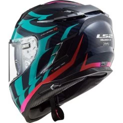 LS2 Challenger Carbon Flames Helmet 12 LS2 Challenger Carbon Flames Helmet -HJC Store ls2 challenger carbon flames helmet blue back left 81686.1633131298