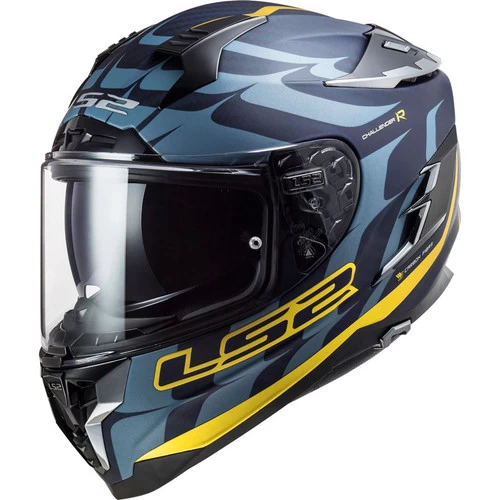 LS2 Challenger Carbon Flames Helmet 7 LS2 Challenger Carbon Flames Helmet - Image 7