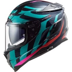 LS2 Challenger Carbon Flames Helmet