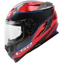 LS2 Challenger GT Boss Helmet -HJC Store ls2 challenger gt boss helmet gloss red krome left 94109.1617074471