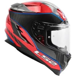 LS2 Challenger GT Boss Helmet -HJC Store ls2 challenger gt boss helmet gloss red krome right 46690.1617074475