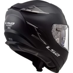 LS2 Challenger GT Helmet Solid -HJC Store ls2 challenger gt helmet solid matte black back right 42763.1633131714