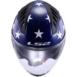 LS2 Copter American Helmet -HJC Store ls2 copter american helmet red white blue top 57708.1617196864
