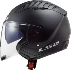 LS2 Copter Helmet Solid -HJC Store ls2 copter helmet solid matte black left 24444.1617196725