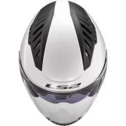 LS2 Copter Helmet Solid -HJC Store ls2 copter helmet solid white top 84277.1617196702