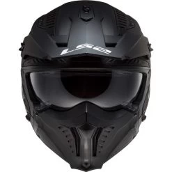 LS2 Drifter Helmet -HJC Store ls2 drifter helmet solid matte black front 04989.1684816339