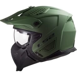 LS2 Drifter Helmet -HJC Store ls2 drifter helmet solid matte military green left 19739.1684816406
