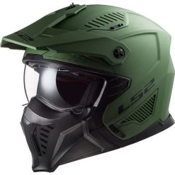 LS2 Drifter Helmet -HJC Store ls2 drifter helmet solid matte military green 46095.1684816395