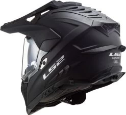 LS2 Explorer Helmet Solid -HJC Store ls2 explorer helmet solid matte black back left 53853.1617245978