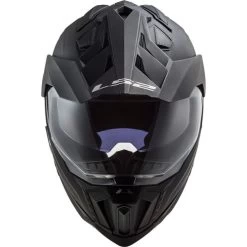 LS2 Explorer Helmet Solid -HJC Store ls2 explorer helmet solid matte black front 61594.1617245972