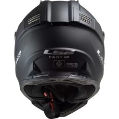 LS2 Gate Helmet Solid -HJC Store ls2 gate helmet solid matte black back 63284.1617262568