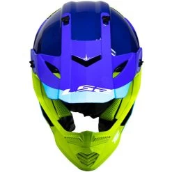 LS2 Gate Launch Helmet -HJC Store ls2 gate launch helmet blue hi viz top 42200.1633131063