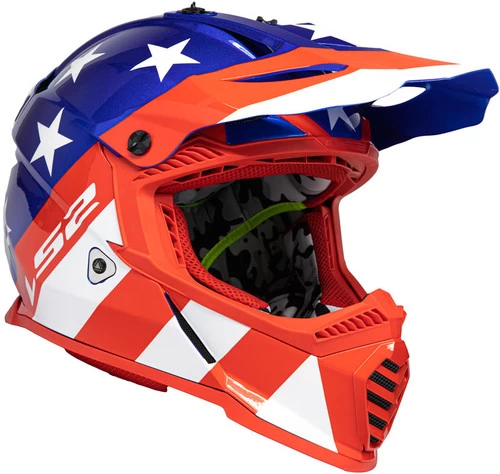 LS2 Gate Stripes Youth Helmet 2 LS2 Gate Stripes Youth Helmet - Image 2