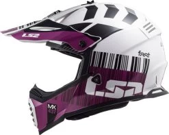 LS2 Gate Xcode Youth Helmet -HJC Store ls2 gate xcode helmet white violet left 61399.1633131839