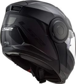 LS2 Horizon Axis Helmet -HJC Store ls2 horizon axis helmet black titanium back right 96971.1633131349