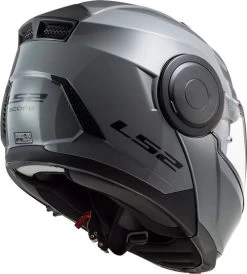 LS2 Horizon Helmet Solid -HJC Store ls2 horizon helmet solid battleship grey back right 85611.1633132440