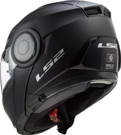LS2 Horizon Helmet Solid -HJC Store ls2 horizon helmet solid matte black back left 80231.1633132440